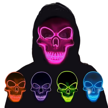 Neon Skully Mask