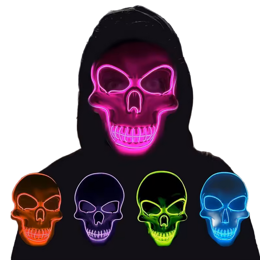 Neon Skully Mask